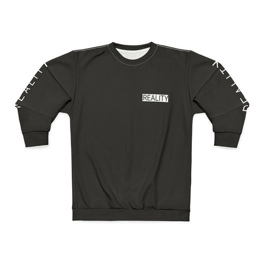 Black and white crewneck Sweatshirt (AOP)