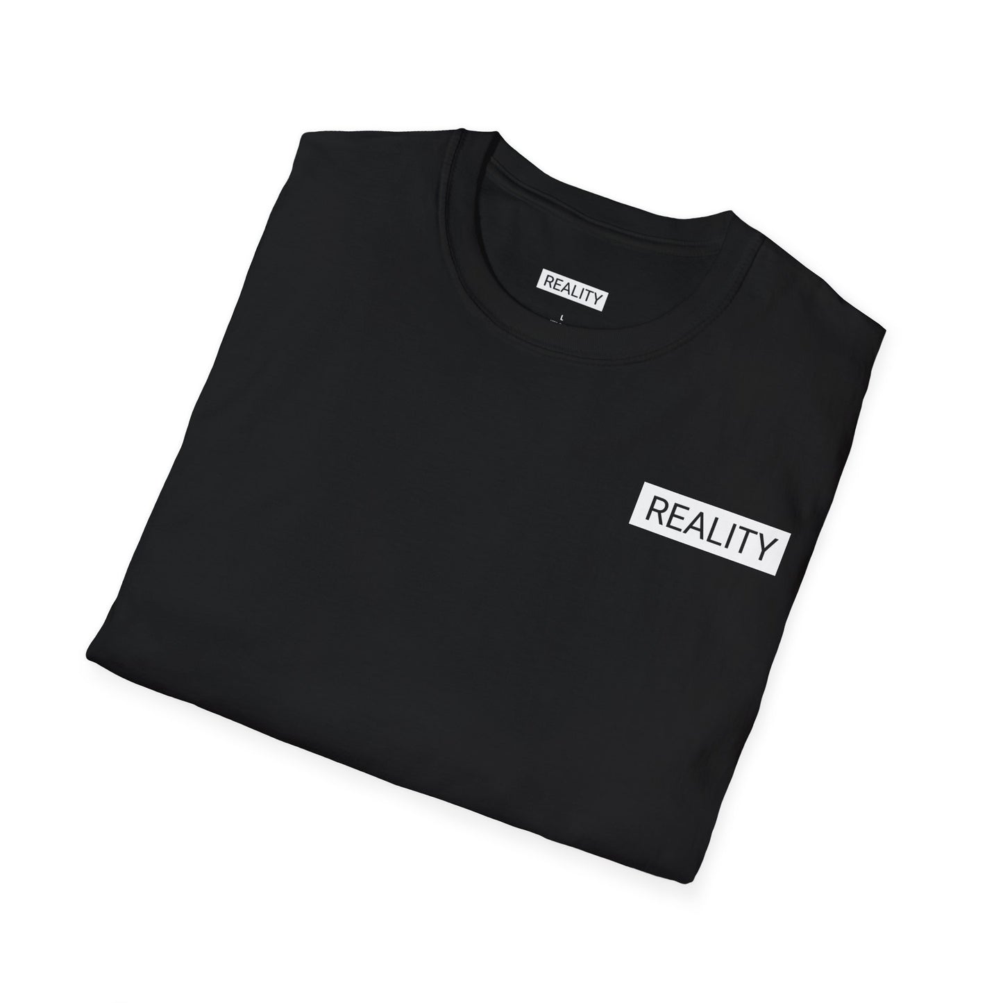 black and white Softstyle T-Shirt